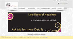 Desktop Screenshot of littleboxesofhappiness.co.uk